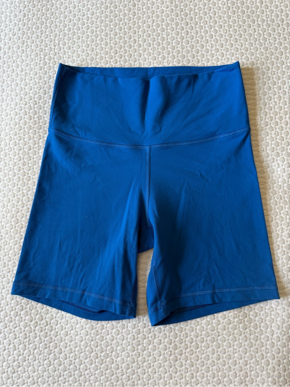 TNA Royal Blue High-Waist Bike Shorts